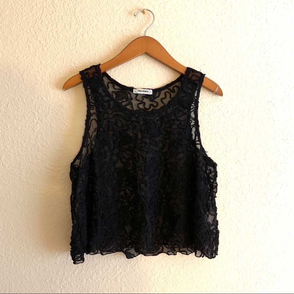 NEW Free people sheer rosette top